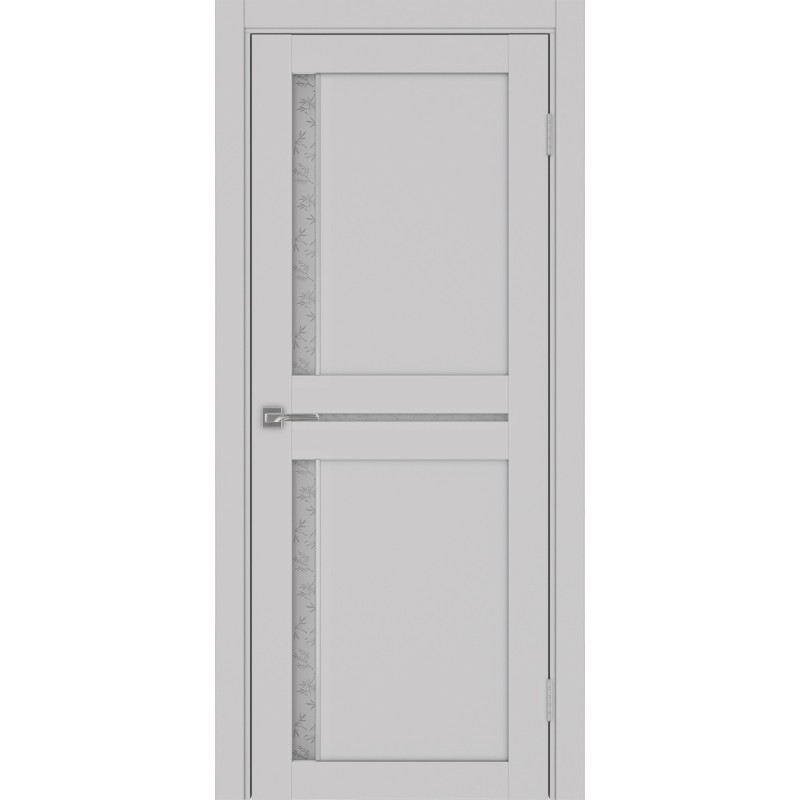 Межкомнатная дверь Турин 523.221 АПС молдинг SC, цвет пепельный, заполнение Дали бесцветное, размер 200*80 см.