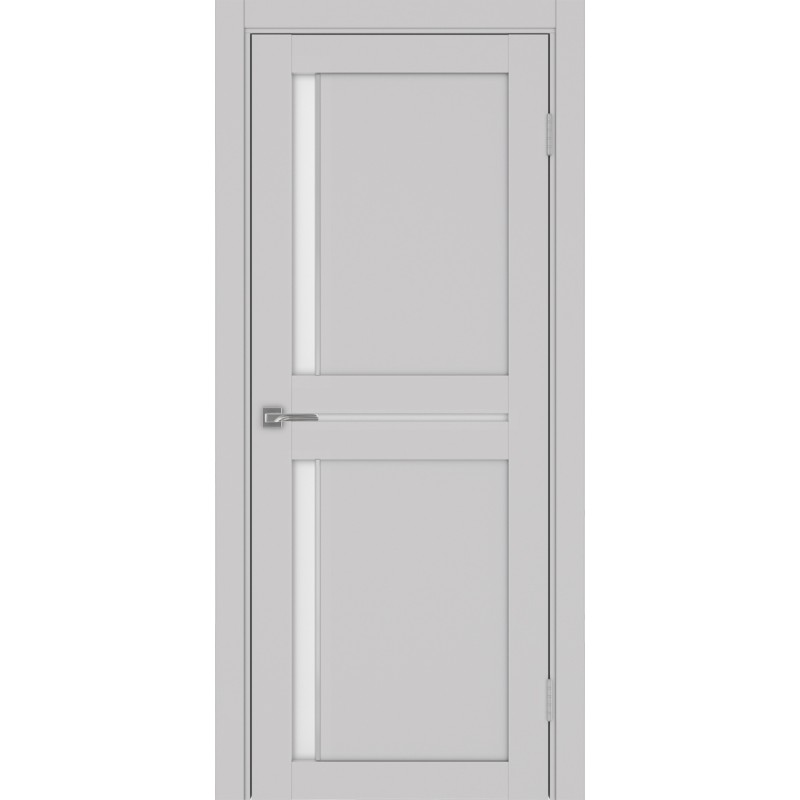 Межкомнатная дверь Турин 523.221 АПС молдинг SC, цвет пепельный, заполнение Мателюкс, размер 200*80 см.
