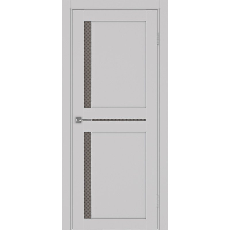 Межкомнатная дверь Турин 523.221 АПС молдинг SC, цвет пепельный, заполнение Пунта бронзовое, размер 200*80 см.