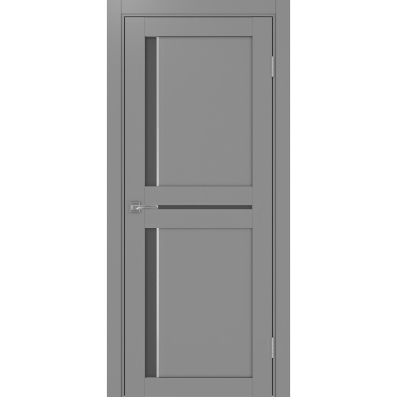 Межкомнатная дверь Турин 523.221 АПС молдинг SC, цвет серый, заполнение Графит матовое, размер 200*80 см.