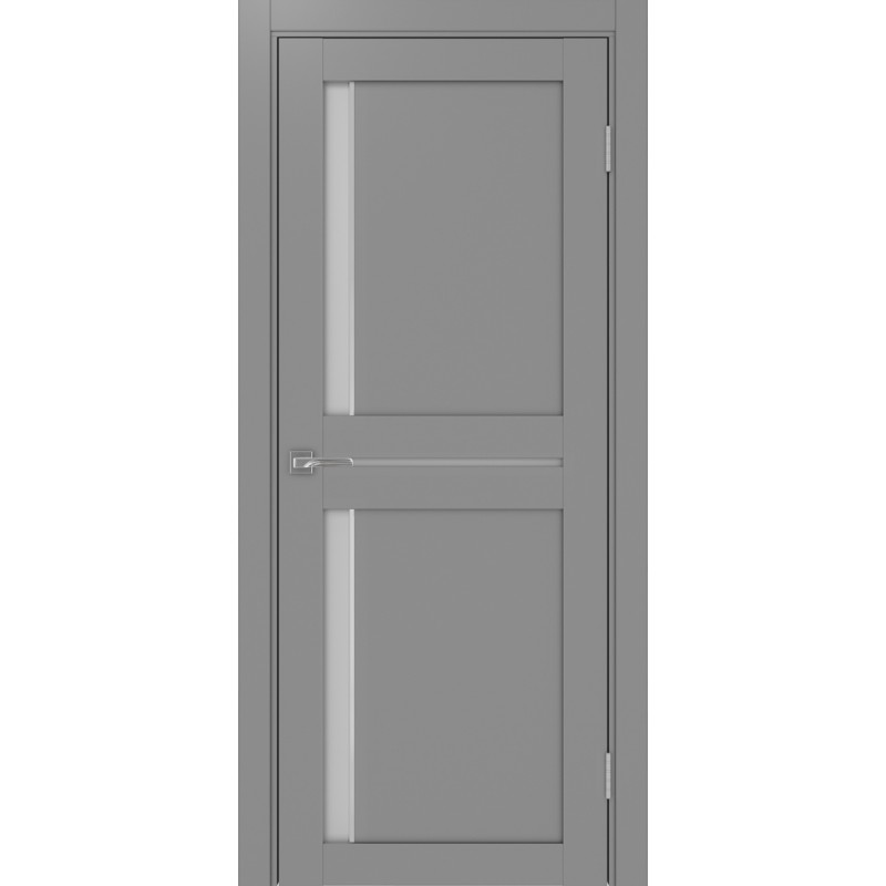 Межкомнатная дверь Турин 523.221 АПС молдинг SC, цвет серый, заполнение Мателюкс, размер 200*80 см.