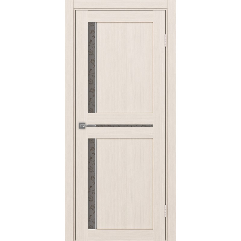 Межкомнатная дверь Турин 523.221 АПС молдинг SC, цвет ясень перламутровый, заполнение Дали бронзовое, размер 200*80 см.