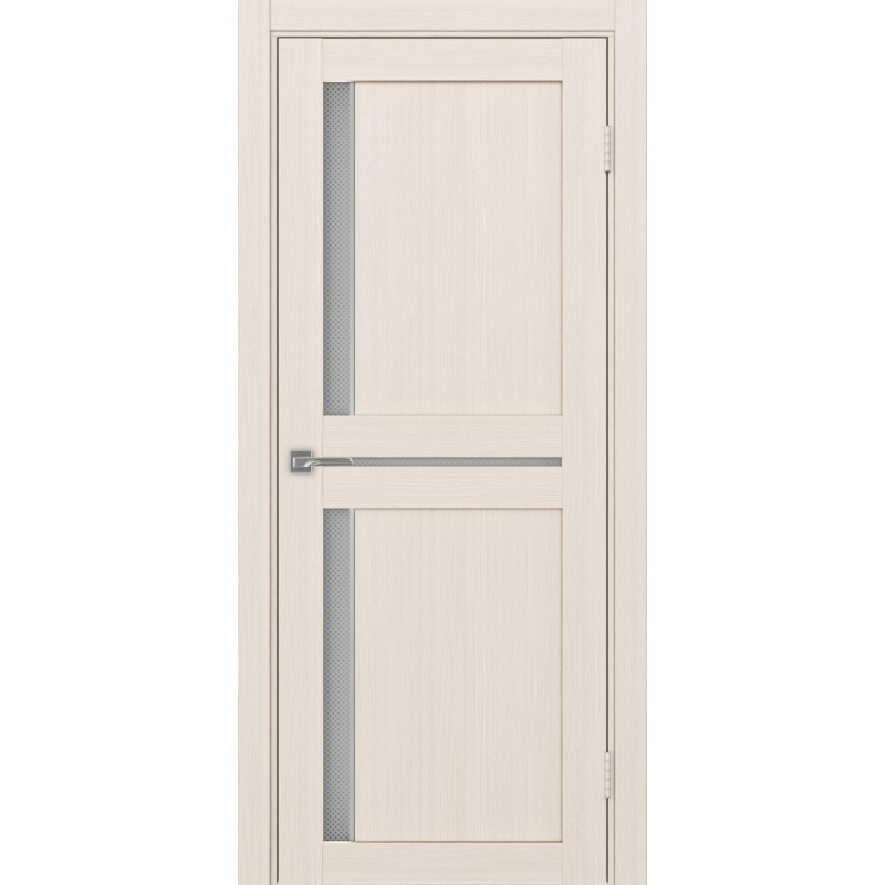 Межкомнатная дверь Турин 523.221 АПС молдинг SC, цвет ясень перламутровый, заполнение Пунта бесцветное, размер 200*80 см.