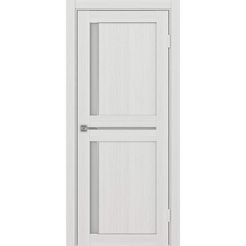 Межкомнатная дверь Турин 523.221 АПС молдинг SC, цвет ясень серебристый, заполнение Мателюкс, размер 200*80 см.