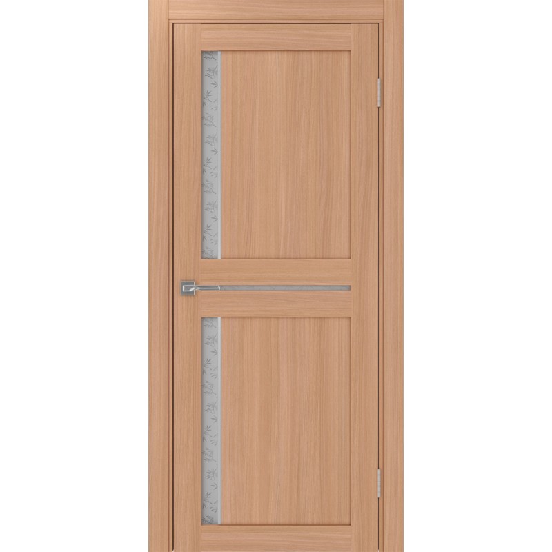 Межкомнатная дверь Турин 523.221 АПС молдинг SC, цвет ясень тёмный, заполнение Дали бесцветное, размер 200*80 см.