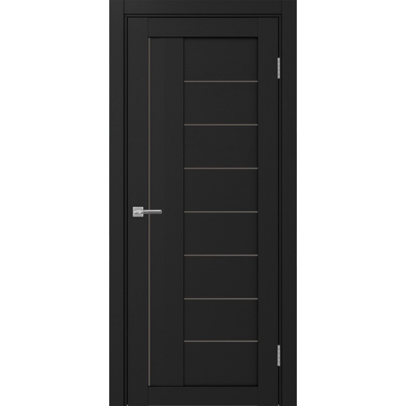 Межкомнатная дверь Турин 524.21, цвет Антрацит стекло Бронза матовое, размер 80*200 см.