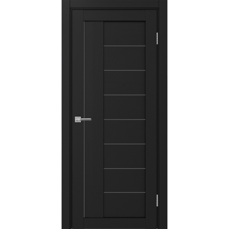 Межкомнатная дверь Турин 524.21, цвет Антрацит стекло Графит матовое, размер 80*200 см.