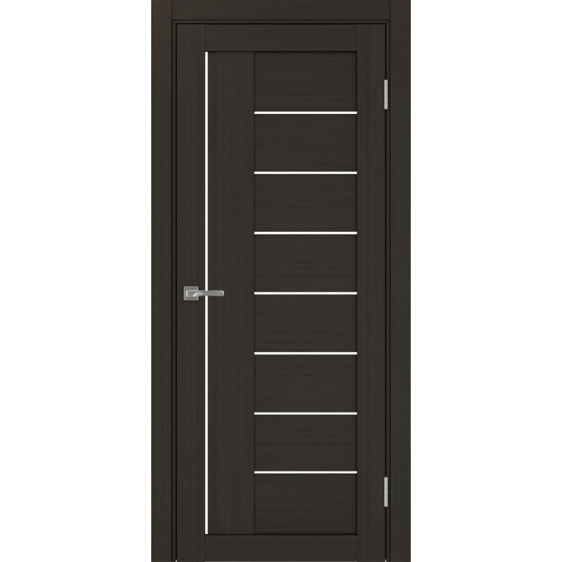 Межкомнатная дверь Турин 524.21, цвет венге FL, заполнение LACбелый, размер 200*80 см.