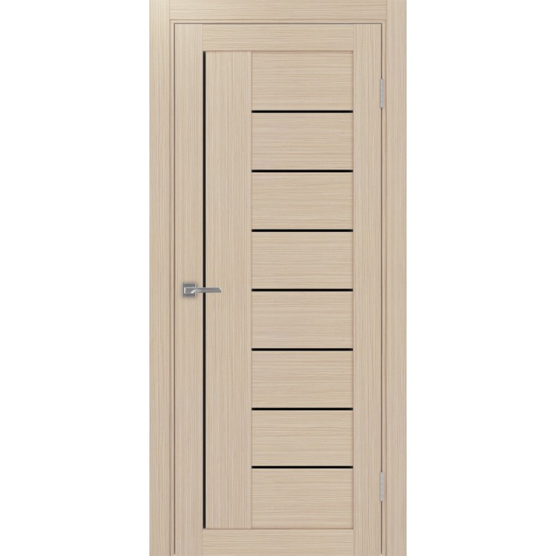 Межкомнатная дверь Турин 524.21, цвет дуб беленый FL, заполнение LACчерный, размер 200*80 см.