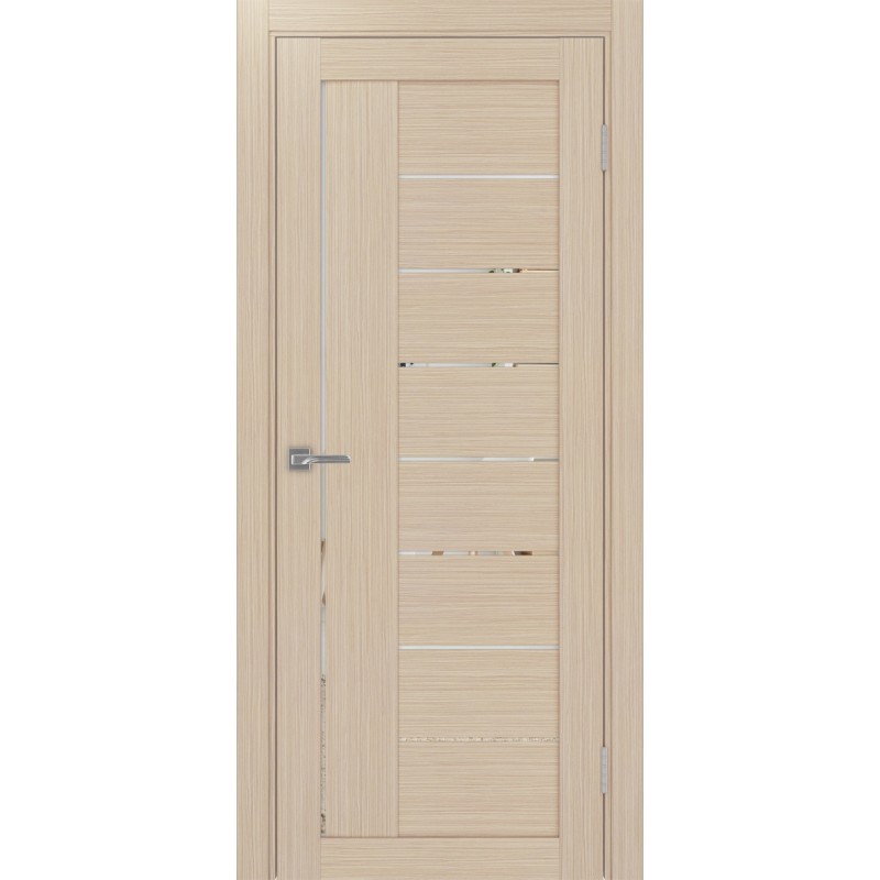 Межкомнатная дверь Турин 524.21, цвет дуб беленый FL, заполнение Зеркало, размер 200*80 см.