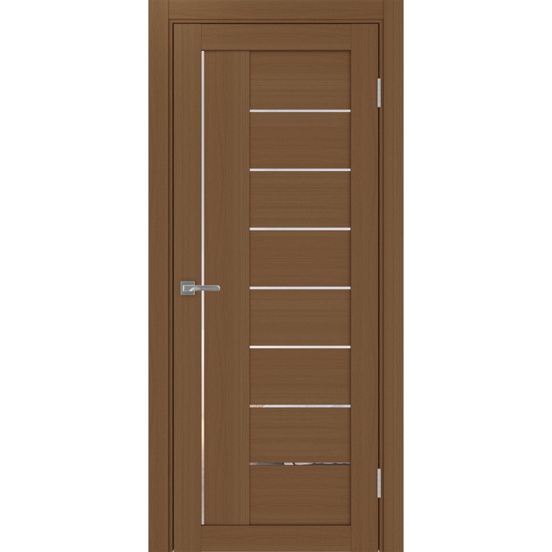 Межкомнатная дверь Турин 524.21, цвет орех NL, заполнение Прозрачное, размер 200*80 см.