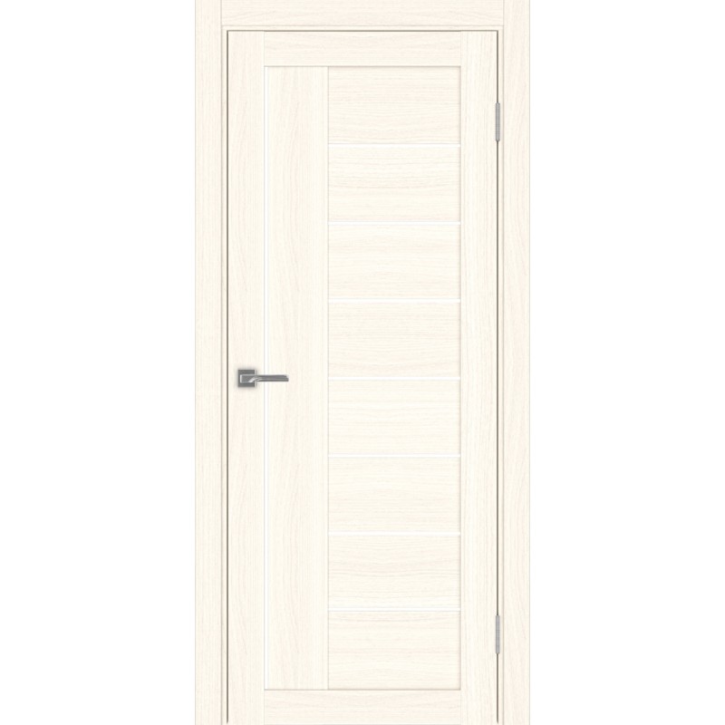 Межкомнатная дверь Турин 524.21, цвет ясень светлый, заполнение LACбелый, размер 200*80 см.