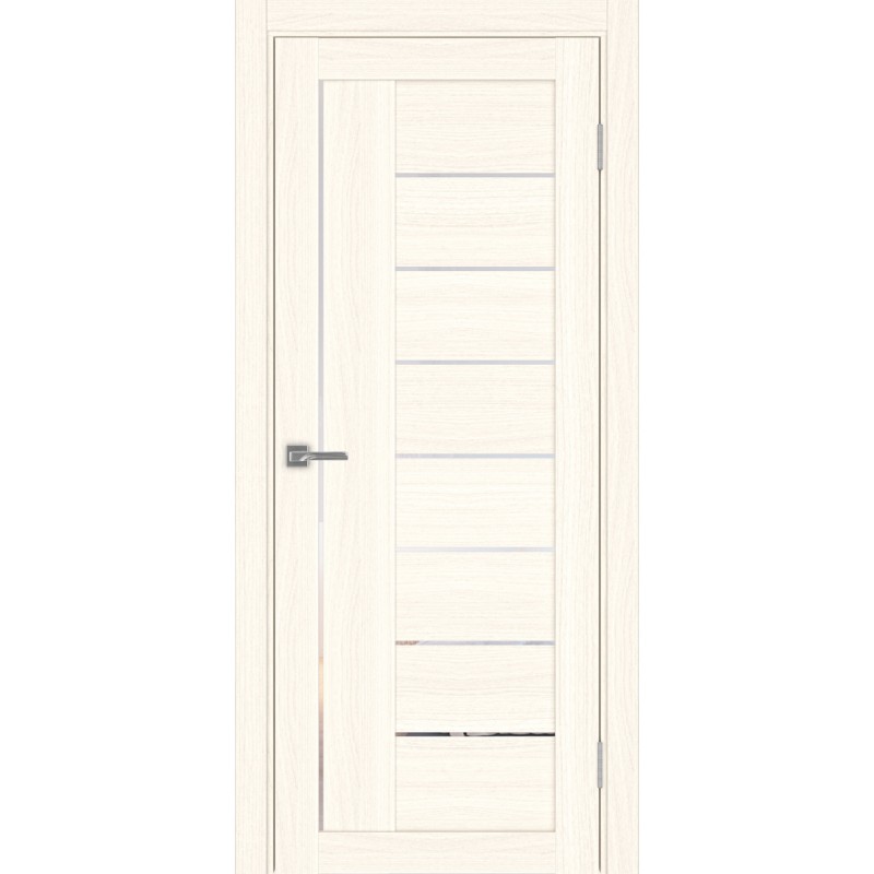 Межкомнатная дверь Турин 524.21, цвет ясень светлый, заполнение Прозрачное, размер 200*80 см.