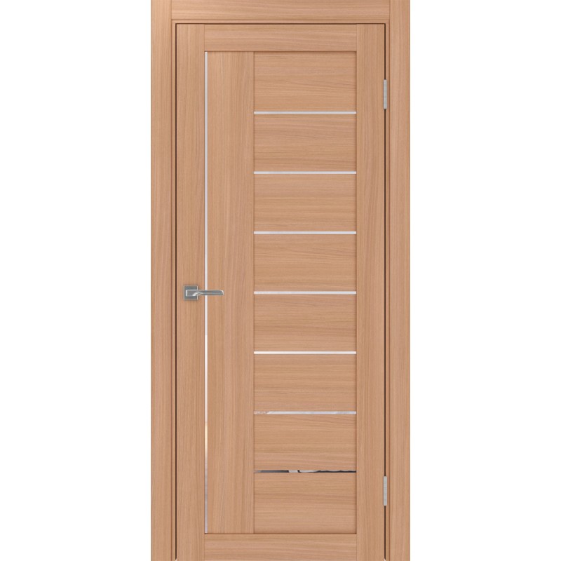 Межкомнатная дверь Турин 524.21, цвет ясень тёмный, заполнение Прозрачное, размер 200*80 см.