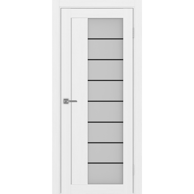Межкомнатная дверь Турин 524.22 АСС молдинг SB, цвет белый лёд, заполнение Мателюкс, размер 200*80 см.