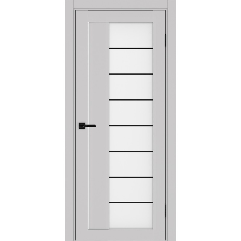 Межкомнатная дверь Турин 524.22 АСС молдинг SB, цвет пепельный, заполнение Мателюкс, размер 200*80 см.