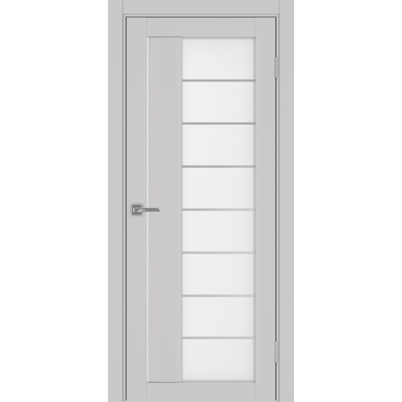 Межкомнатная дверь Турин 524.22 АСС молдинг SC, цвет пепельный, заполнение Мателюкс, размер 200*80 см.