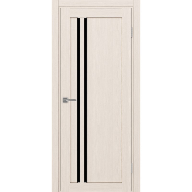 Межкомнатная дверь Турин 525.121 АПС молдинг SB, цвет ясень перламутровый, заполнение LACчерный, размер 200*80 см.