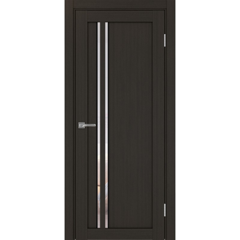 Межкомнатная дверь Турин 525.121 АПС молдинг SB, цвет венге FL, заполнение Прозрачное, размер 200*80 см.