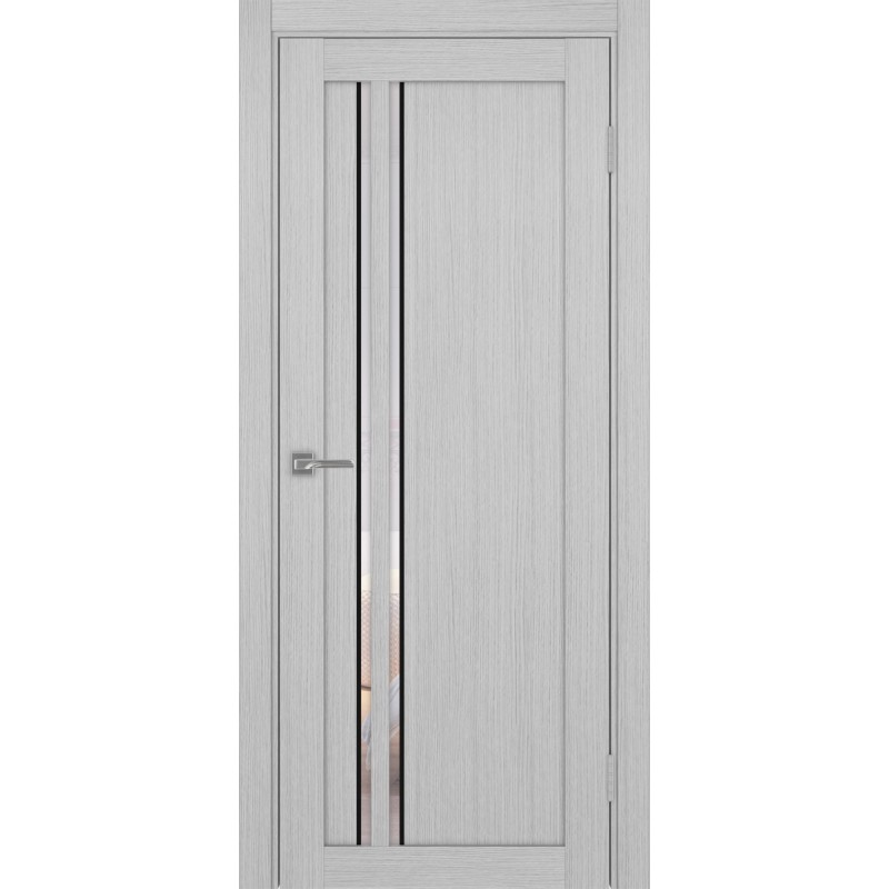 Межкомнатная дверь Турин 525.121 АПС молдинг SB, цвет дуб серый FL, заполнение Прозрачное, размер 200*80 см.