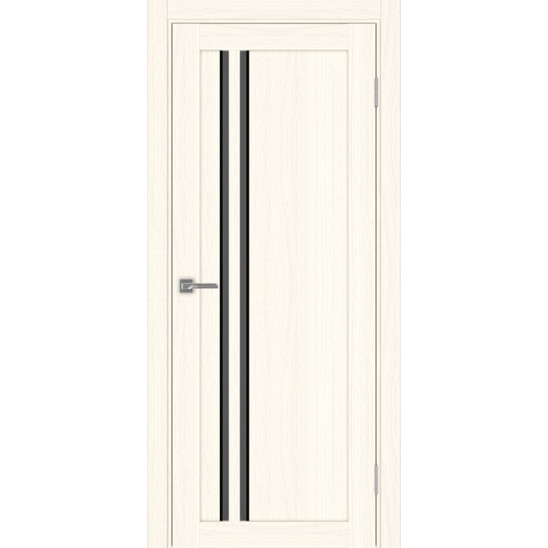 Межкомнатная дверь Турин 525.121 АПС молдинг SB, цвет ясень светлый, заполнение Графит матовое, размер 200*80 см.