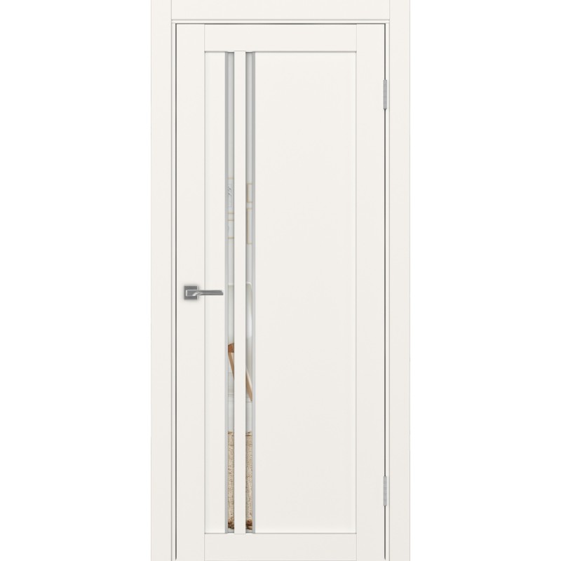 Межкомнатная дверь Турин 525.121 АПС молдинг SC, цвет, бежевый, заполнение Зеркало, размер 200*80 см.