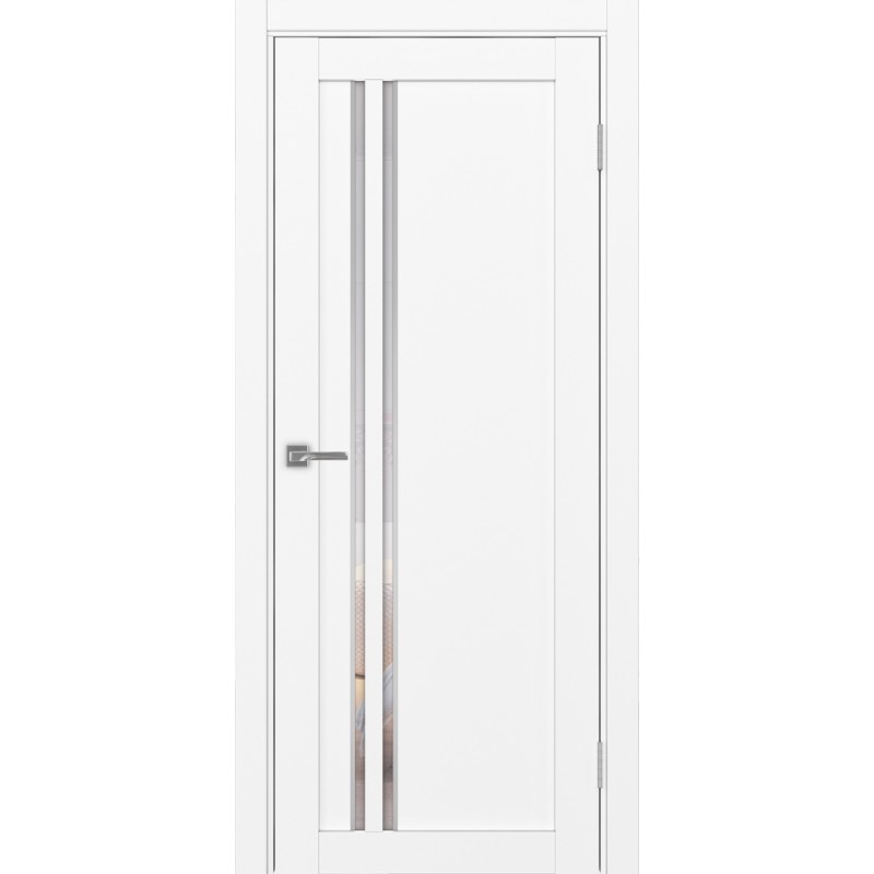 Межкомнатная дверь Турин 525.121 АПС молдинг SC, цвет белый снежный, заполнение Прозрачное, размер 200*80 см.