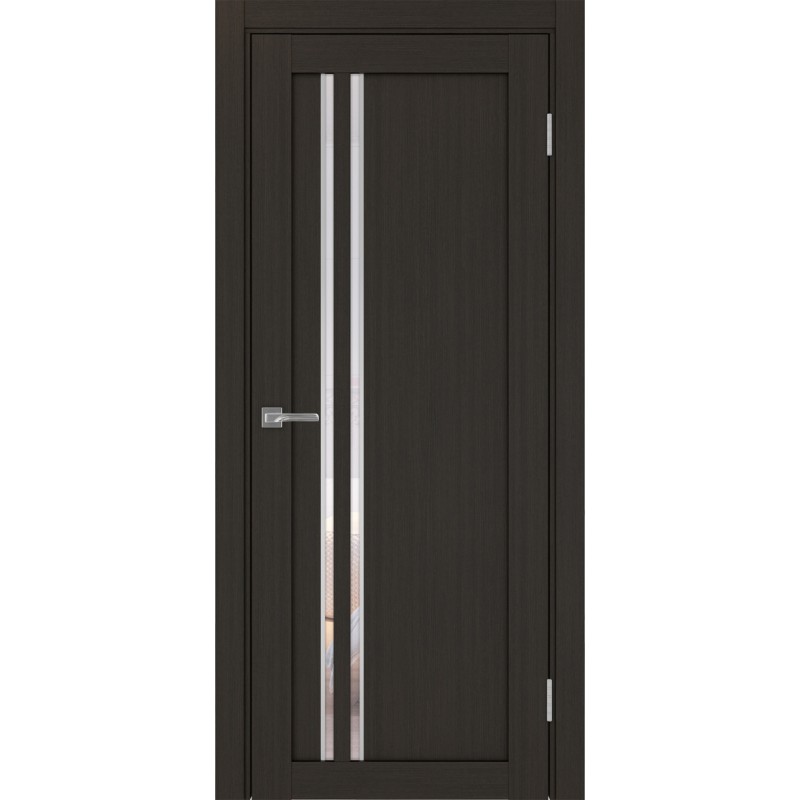 Межкомнатная дверь Турин 525.121 АПС молдинг SC, цвет венге FL, заполнение Прозрачное, размер 200*80 см.