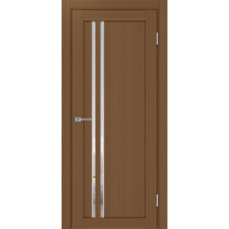 Межкомнатная дверь Турин 525.121 АПС молдинг SC, цвет орех NL, заполнение Прозрачное, размер 200*80 см.