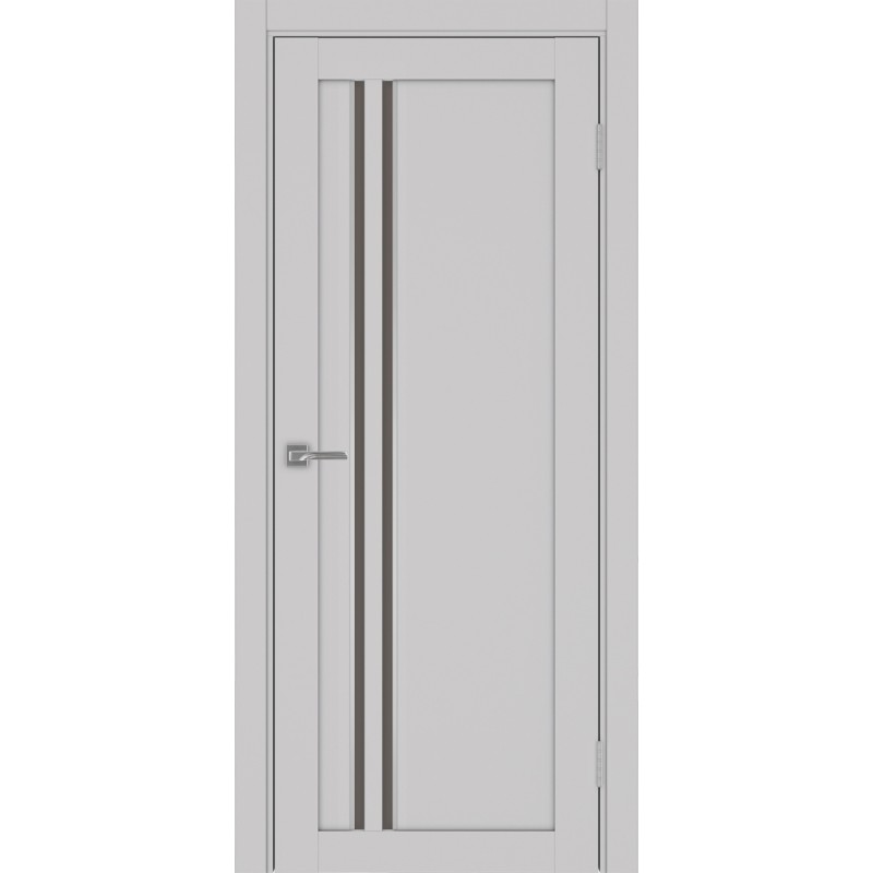 Межкомнатная дверь Турин 525.121 АПС молдинг SC, цвет пепельный, заполнение Бронза матовое, размер 200*80 см.