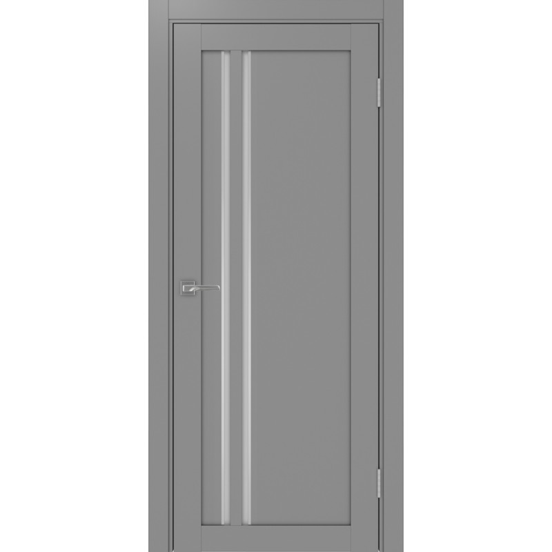 Межкомнатная дверь Турин 525.121 АПС молдинг SC, цвет серый, заполнение Мателюкс, размер 200*80 см.