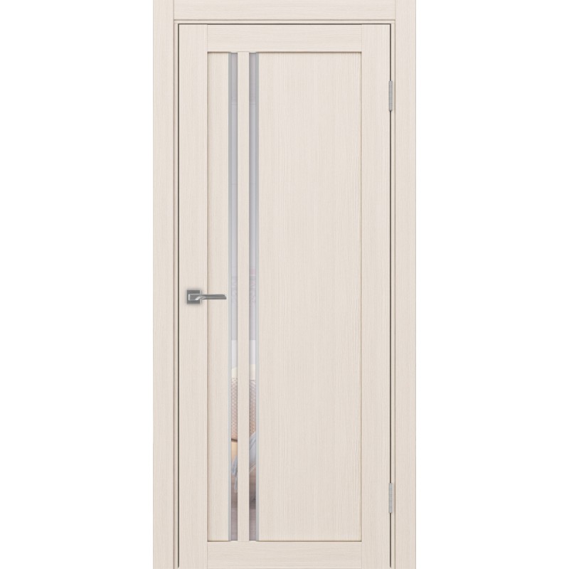 Межкомнатная дверь Турин 525.121 АПС молдинг SC, цвет ясень перламутровый, заполнение Прозрачное, размер 200*80 см.