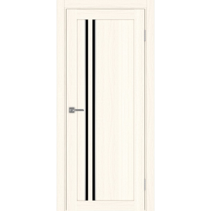 Межкомнатная дверь Турин 525.121 АПС молдинг SC, цвет ясень светлый, заполнение LACчерный, размер 200*80 см.