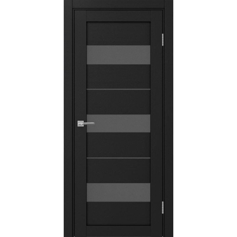 Межкомнатная дверь Турин 526.122, цвет Антрацит стекло Графит матовое, размер 80*200 см.