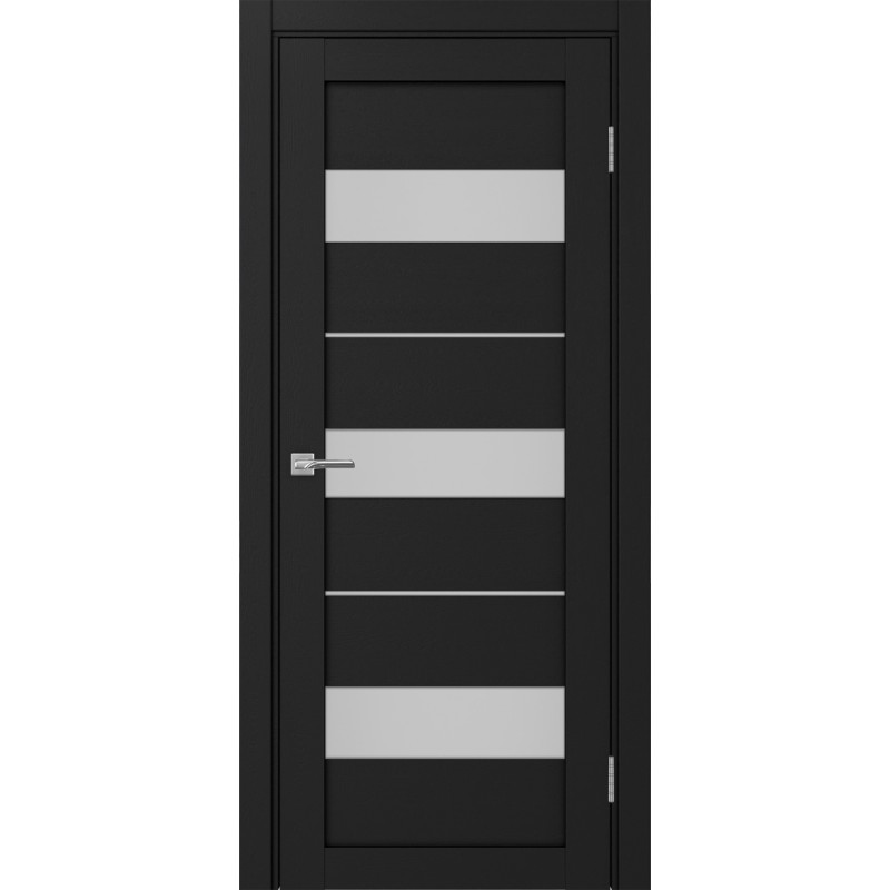 Межкомнатная дверь Турин 526.122, цвет Антрацит стекло Мателюкс, размер 80*200 см.