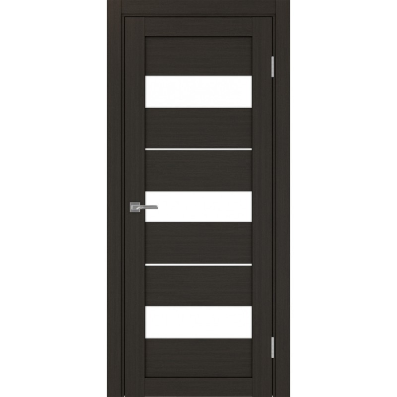 Межкомнатная дверь Турин 526.122, цвет венге FL, заполнение LACбелый, размер 200*80 см.