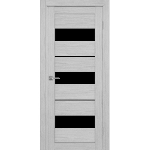 Турин 526.122, цвет дуб серый FL, заполнение LACчерный, размер 200*80 см.