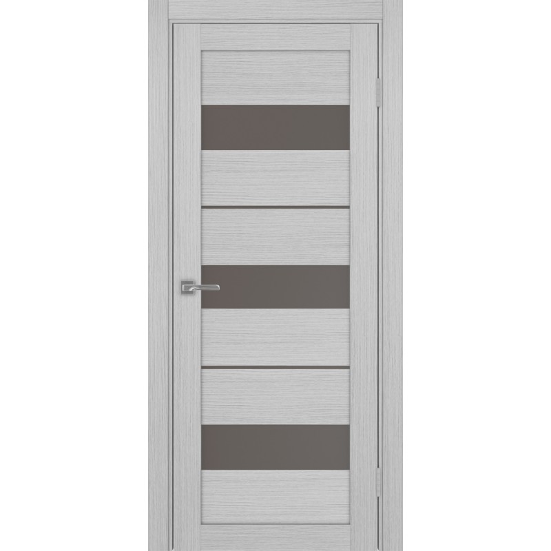 Межкомнатная дверь Турин 526.122, цвет дуб серый FL, заполнение Бронза матовое, размер 200*80 см.