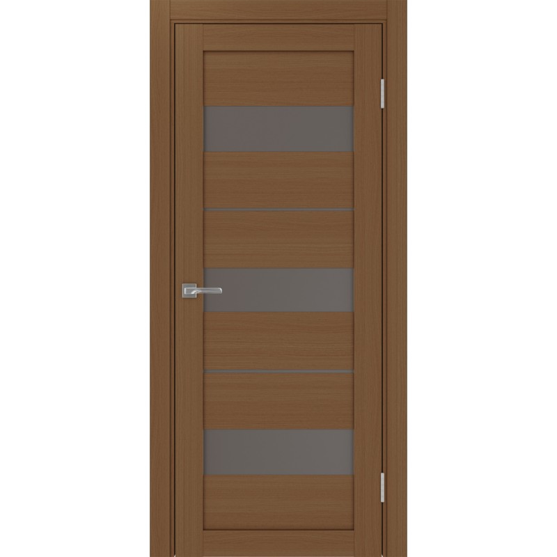 Межкомнатная дверь Турин 526.122, цвет орех NL, заполнение Бронза матовое, размер 200*80 см.