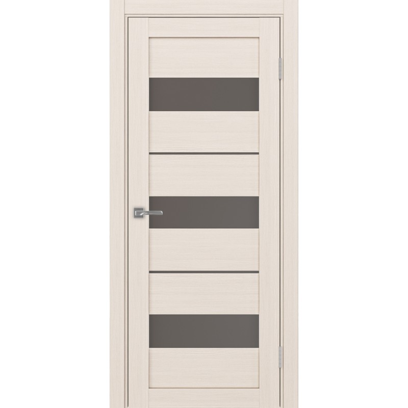 Межкомнатная дверь Турин 526.122, цвет ясень перламутровый, заполнение Бронза матовое, размер 200*80 см.