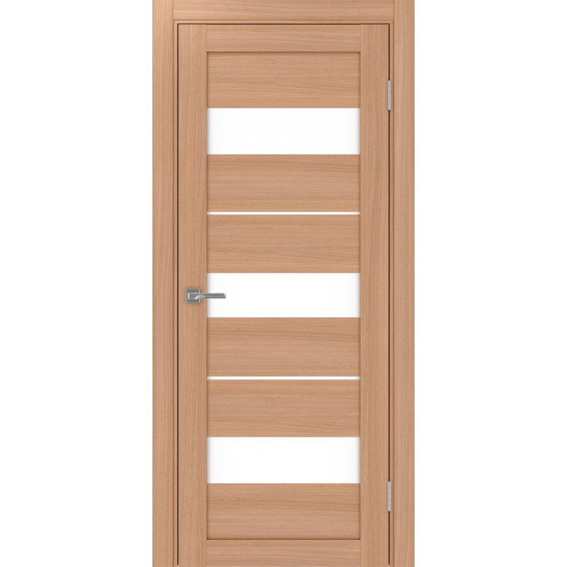 Межкомнатная дверь Турин 526.122, цвет ясень тёмный, заполнение LACбелый, размер 200*80 см.