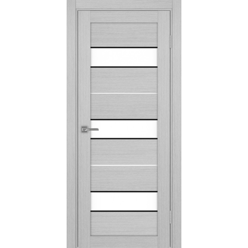 Межкомнатная дверь Турин 526.122 АПП молдинг SB, цвет дуб серый FL, заполнение LACбелый, размер 200*80 см.
