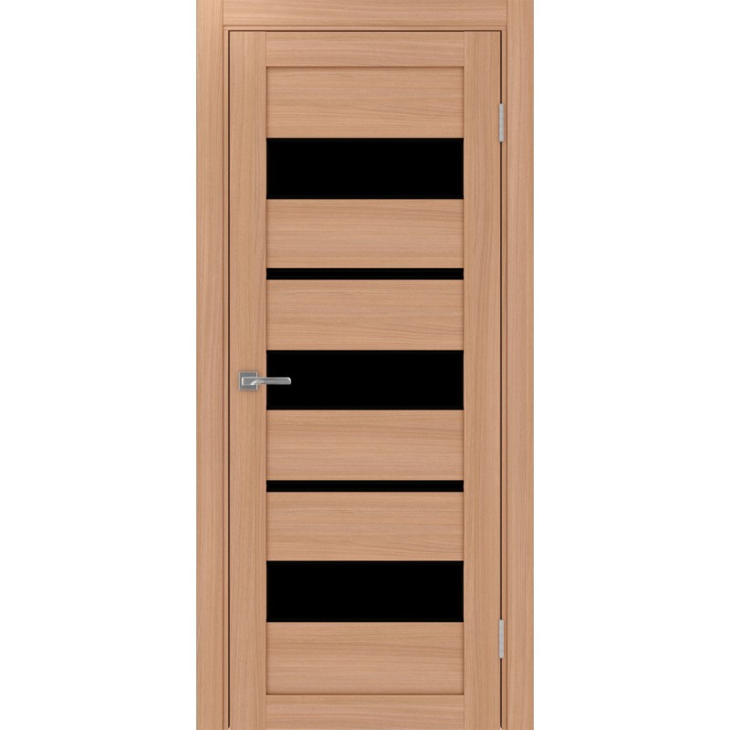 Межкомнатная дверь Турин 526.122 АППmax молдинг SB, цвет ясень тёмный, заполнение LACчерный, размер 200*80 см.