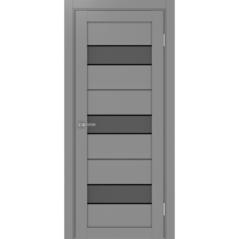 Межкомнатная дверь Турин 526.122 АПС молдинг SB, цвет серый, заполнение Графит матовое, размер 200*80 см.