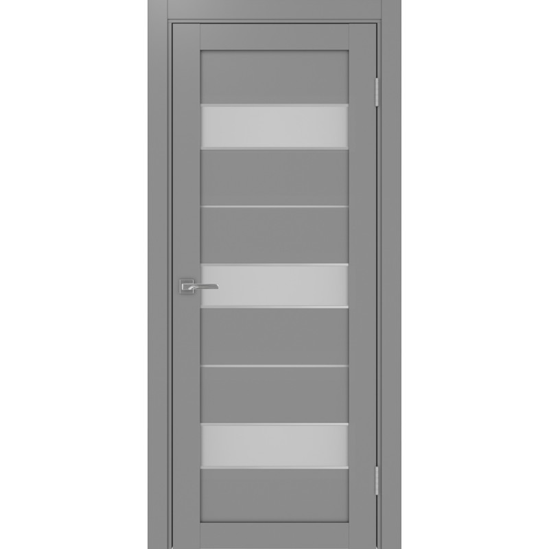 Межкомнатная дверь Турин 526.122 АПС молдинг SC, цвет серый, заполнение Мателюкс, размер 200*80 см.