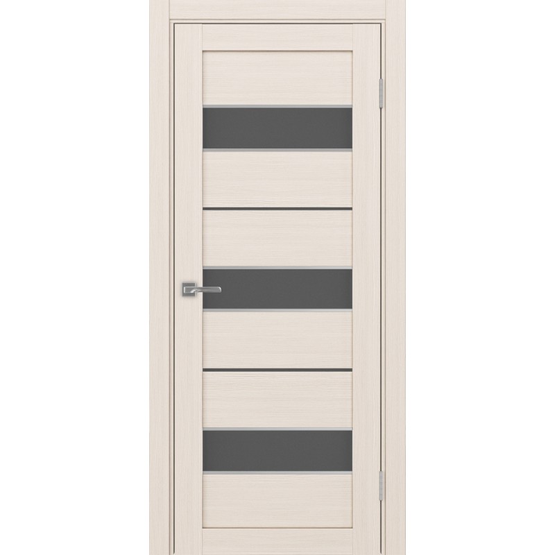 Межкомнатная дверь Турин 526.122 АПС молдинг SC, цвет ясень перламутровый, заполнение Графит матовое, размер 200*80 см.