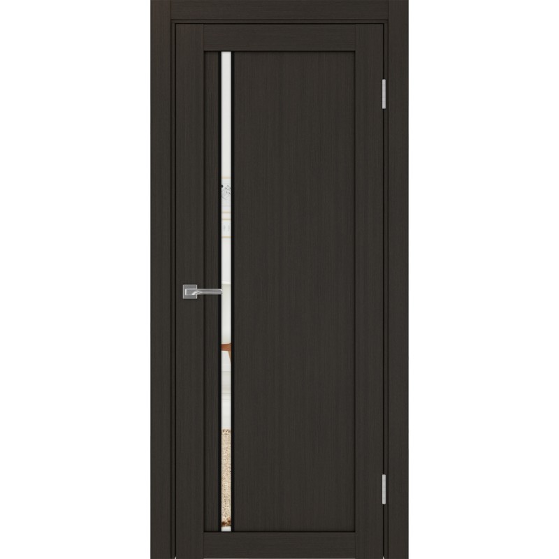 Межкомнатная дверь Турин 527.121 АПС молдинг SB, цвет венге FL, заполнение Зеркало, размер 200*80 см.