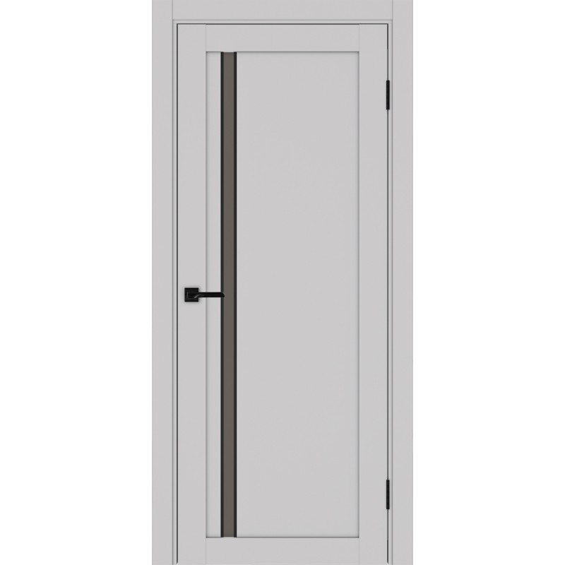 Межкомнатная дверь Турин 527.121 АПС молдинг SB, цвет пепельный, заполнение Бронза матовое, размер 200*80 см.