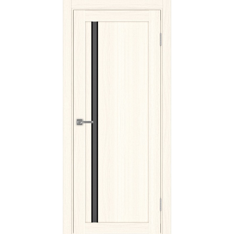 Межкомнатная дверь Турин 527.121 АПС молдинг SB, цвет ясень светлый, заполнение Графит матовое, размер 200*80 см.