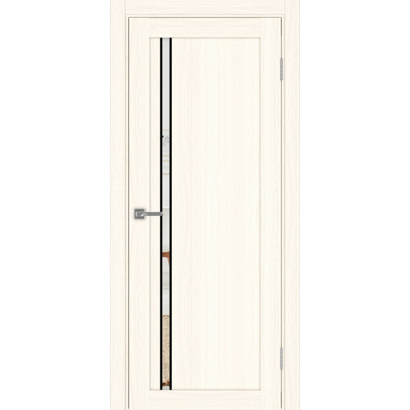 Межкомнатная дверь Турин 527.121 АПС молдинг SB, цвет ясень светлый, заполнение Зеркало, размер 200*80 см.